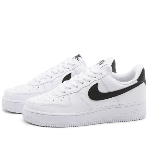 white air forces black tick